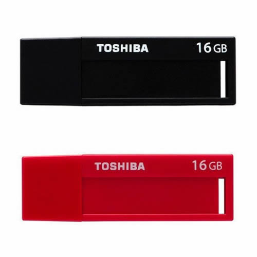 Pendrive 16gb Usb30 Toshiba Daichi Pack 2 Uds Negro Rojo